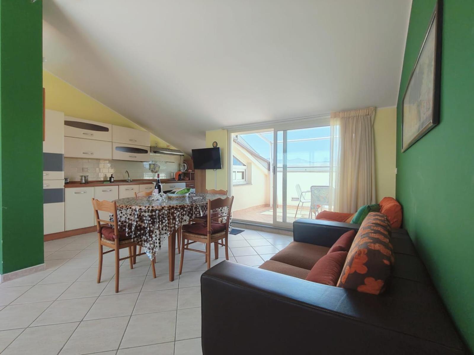 Apartmán Sicilia, Mansarda Le Due Terrazze Mascali Exteriér fotografie