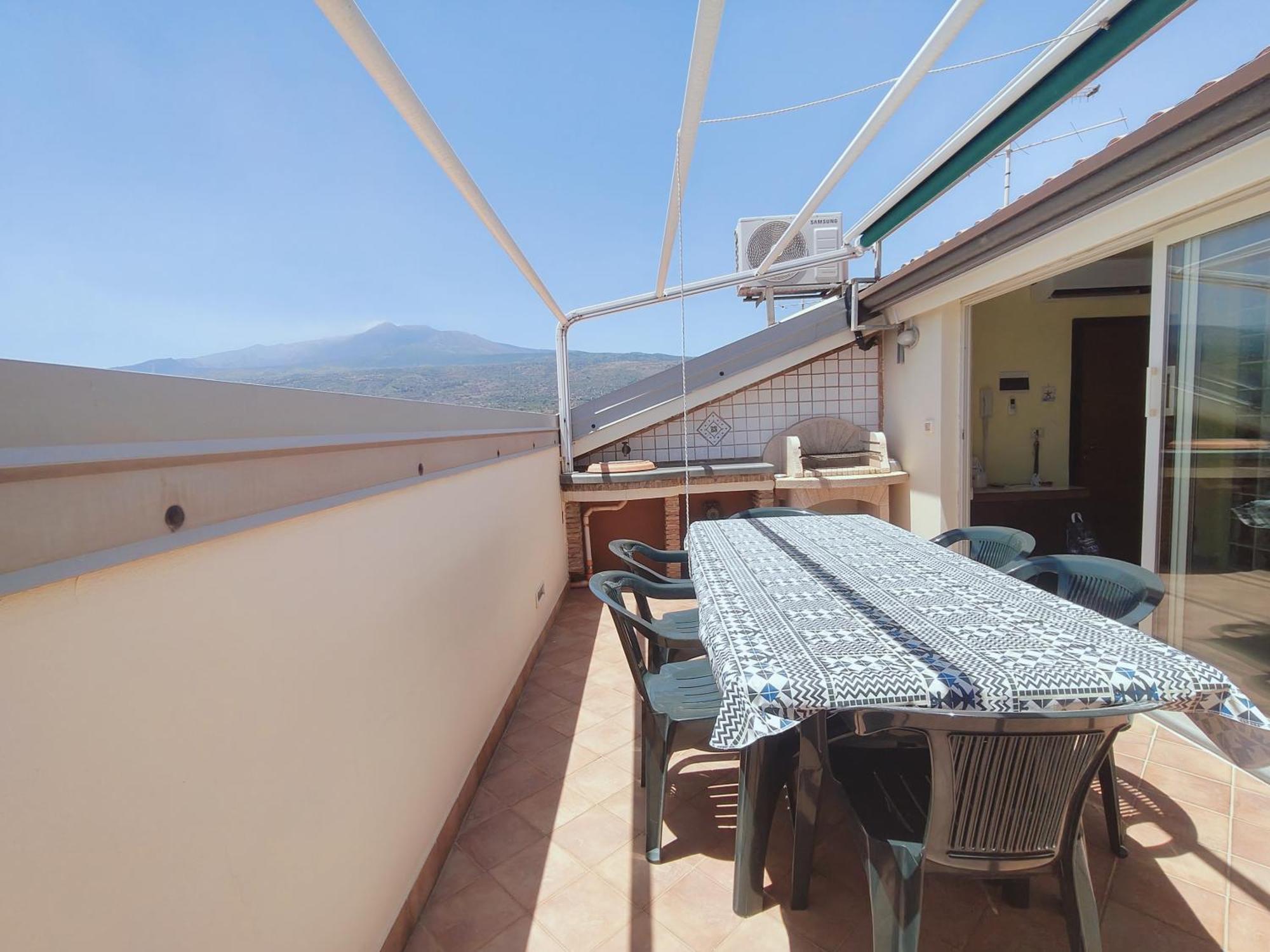 Apartmán Sicilia, Mansarda Le Due Terrazze Mascali Exteriér fotografie